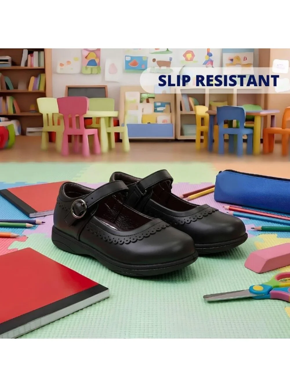 Stylish Mary Jane Ballet Flats for Girls | Dress School Shoes in Toddler to